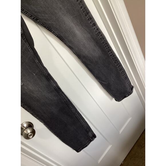 All Saint’s Men Denim Five Pockets Straight Leg Jeans Dark Wash Black size 33 - Picture 3 of 12